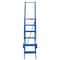 Vestil 90 H Steel Roll A Fold Ladder, 58 deg., Perf, 6 Step, 6 Steps LAD-RAF-6-P - alternate 6